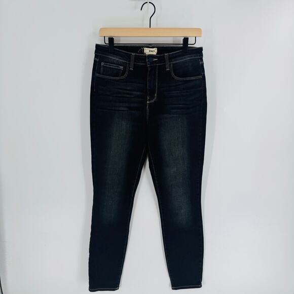 L’Agence Margot High Rise Skinny Jeans Dark Wash Stretch Denim Size 29 - Picture 7 of 7